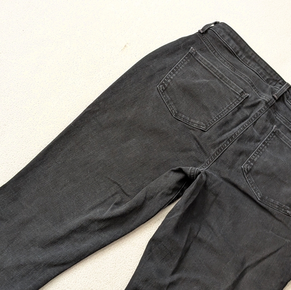 NYDJ Not Your Daughters Jeans Ami Skinny Size 8 Faded Black Stretch Denim USA - Picture 11 of 16